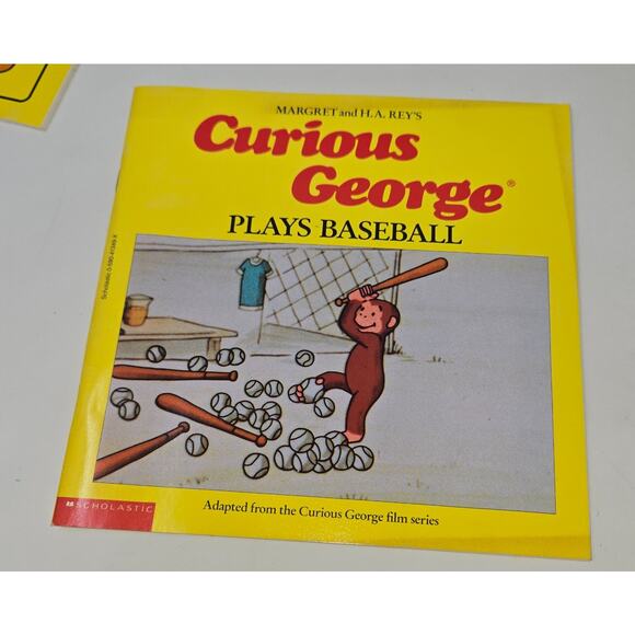 Curious George Book Lot of 8 H.A. Rey 1960s 1980s Hardback Paperback - Picture 12 of 16